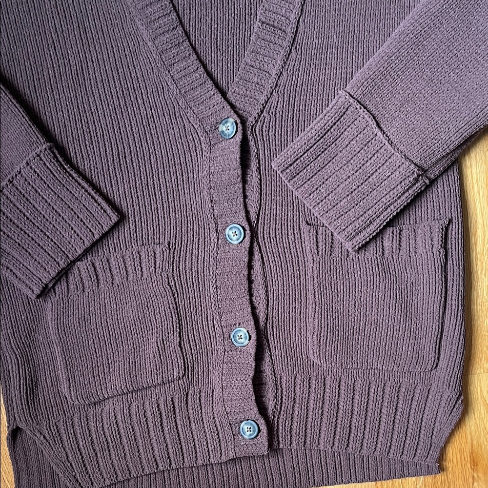 Abercrombie & Fitch Dark Brown Cardigan - Picture 4 of 5